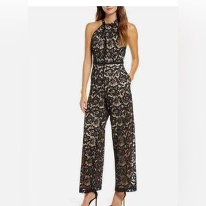 Elegant Black Lace Jumpsuit